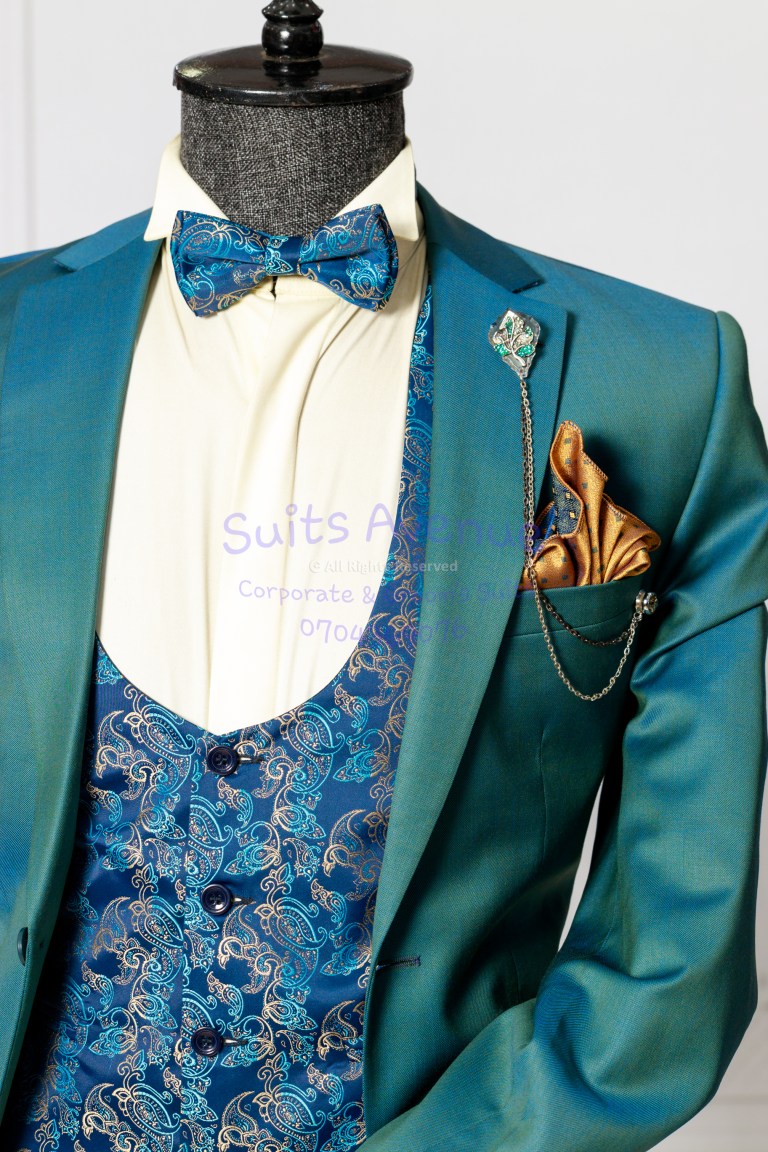 Green Business Suits transformed into Fromal Wear