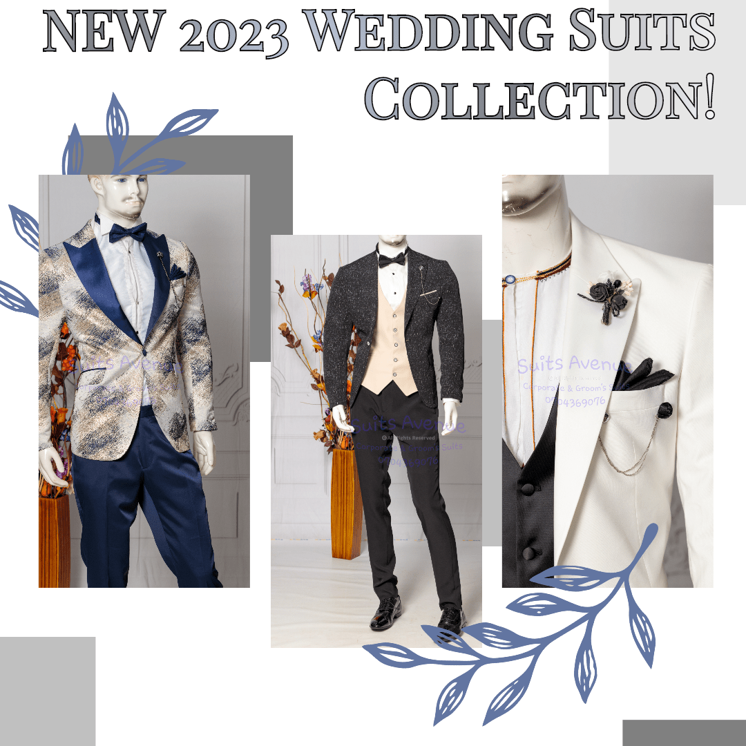 2023 Wedding Suits Trends: New Collection at Suits Avenue in Kampala