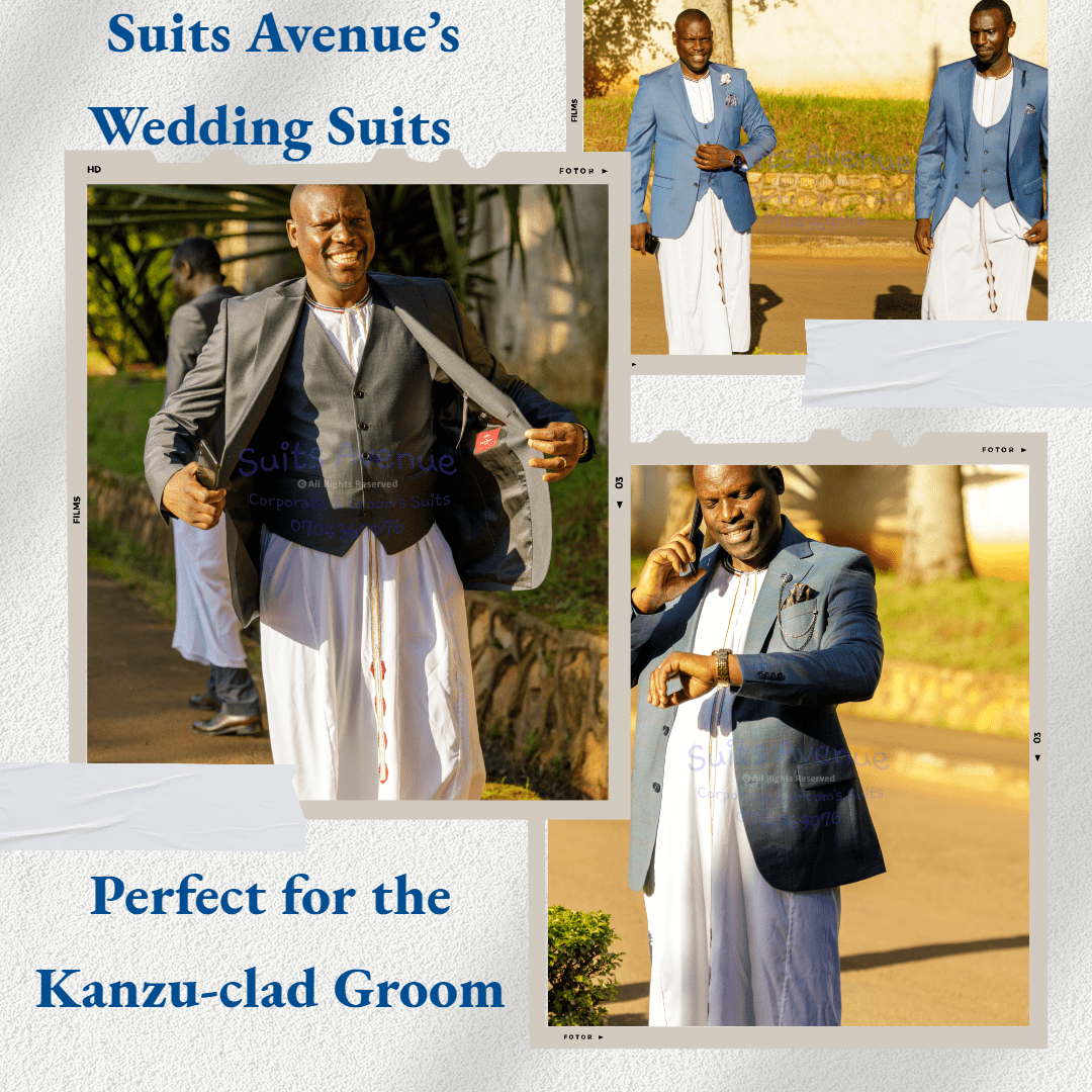 Elegant Wedding Suits in Kampala | Complementing Kanzu with Suits Avenue