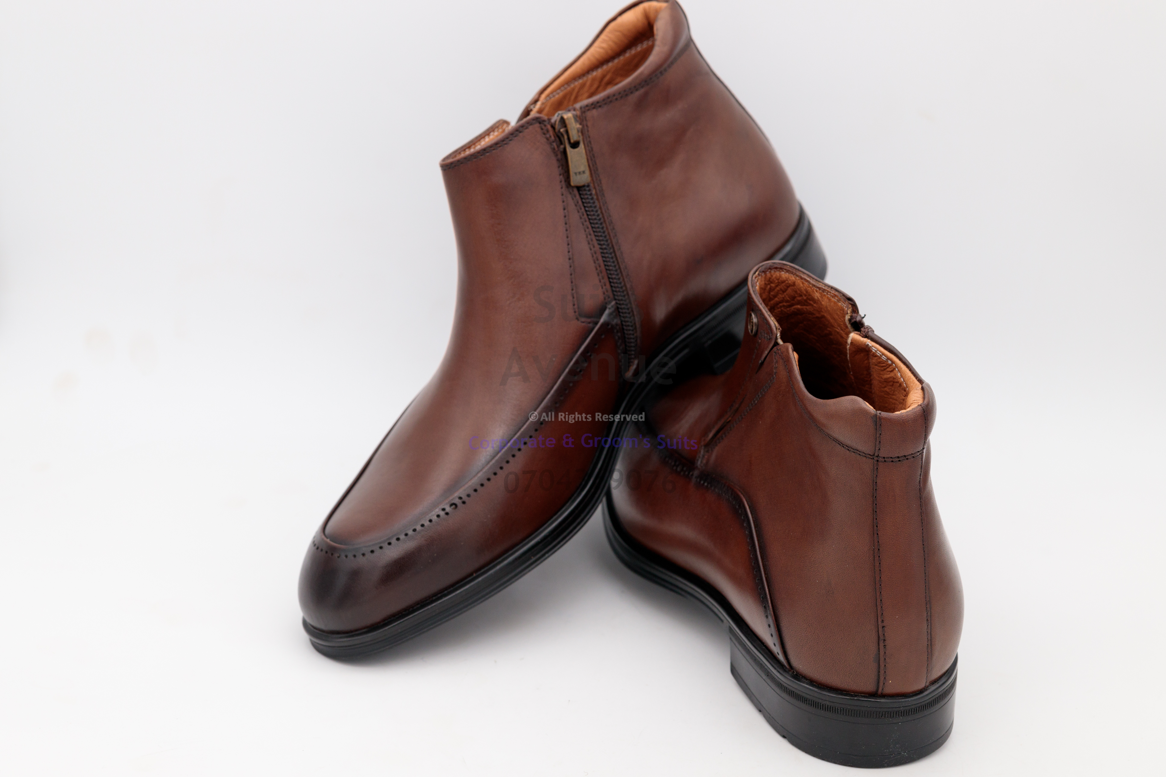 Conquer both style and functionality with our Robust Leather Boots, the ultimate choice for versatile footwear. Hand-sewn using 100% leather, these boots are designed for durability and comfort, perfect for office wear or casual outings. The non-slip soles offer safety, while their stylish look enhances any ensemble, making them a must-have in every fashionable man's wardrobe.