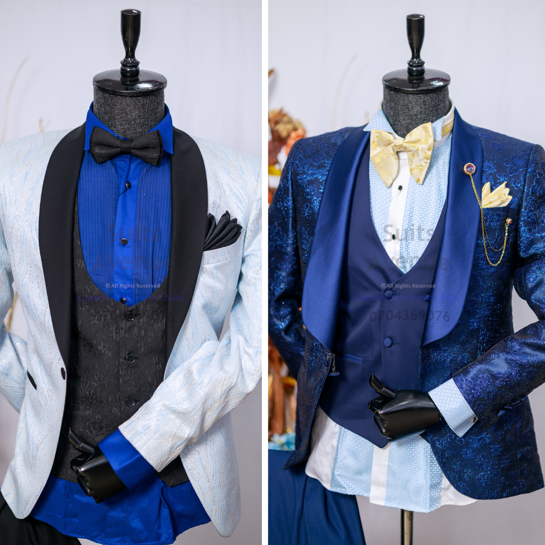 "A modern charcoal grey tuxedo with a satin peak lapel, designed for weddings and luxury events."