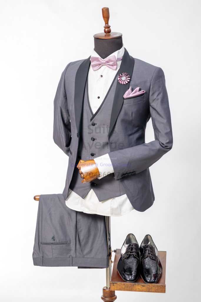 Complete groom wedding suit with formal shirt and accessories in Kampala
