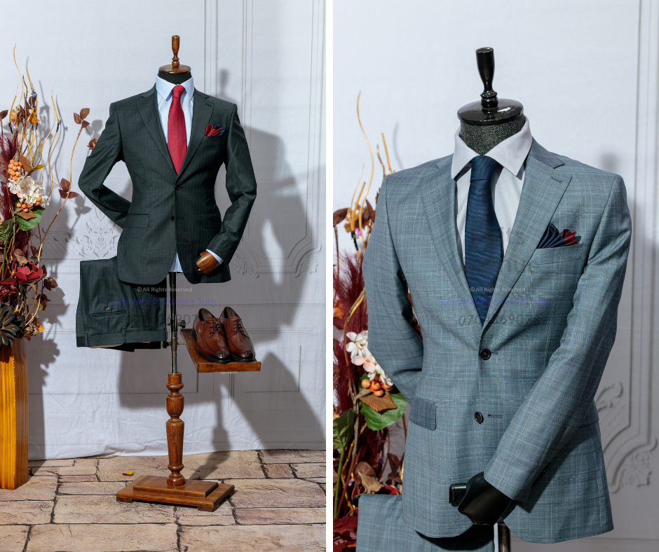 ## Quick checklist and next steps for choosing your three suits
Use this simple checklist before you commit:
- Colour plan: navy + charcoal + formal dark (deep navy or black)
- Fit: shoulders clean, jacket closes without pulling, trousers sit comfortably
- Fabric: choose quality wool for better drape, comfort, and shape
- Versatility: each suit should work with at least two shirts and two shoe options
- Rotation: avoid wearing the same suit back-to-back when possible so it keeps its shape

If you want to go one step deeper on fabric quality, this comparison breaks down wool grades in simple terms, so you can choose the best fabric quality for everyday wear versus special occasions.
https://suitsavenue.blog/super-180s-vs-100s-wool/

When you are ready to buy or refine your selection, think in full outfits:
- Navy suit + white shirt + brown shoes for a clean daytime look
- Charcoal suit + light blue shirt + black shoes for important meetings
- Formal dark suit + white shirt + black shoes for evenings and high-formality events

Click the WhatsApp button to speak with Suits Avenue and get help choosing the right piece. — Part 3